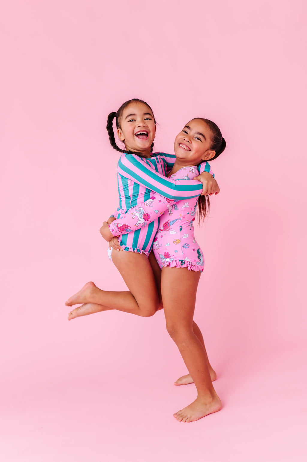 Cabanna Stripes | 1/4th ZIP RASHGUARD 2-PIECE