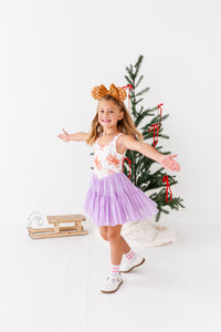Lavender Gingerbread | (KIDS) Mesh DRESS