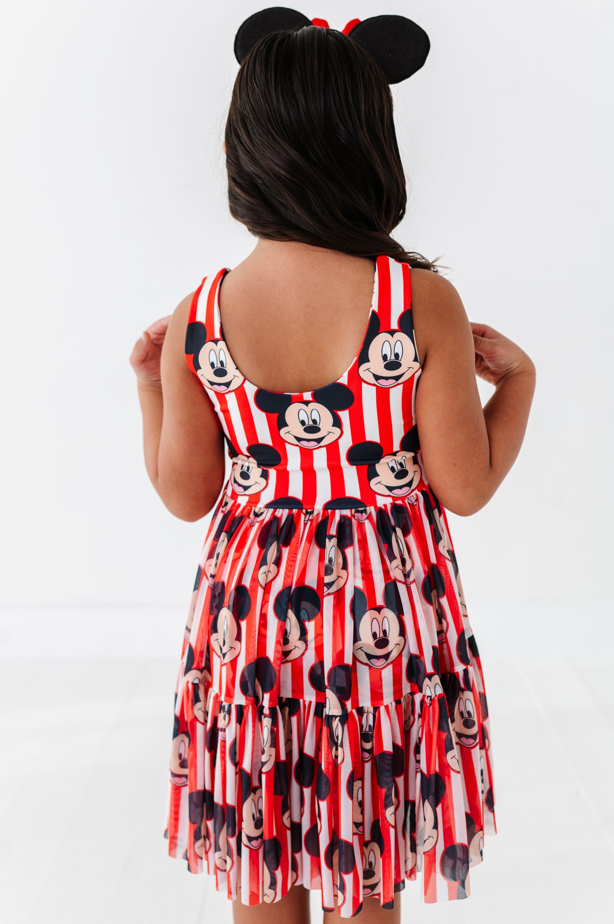 MICKEY Stripe (KIDS) | Mesh DRESS