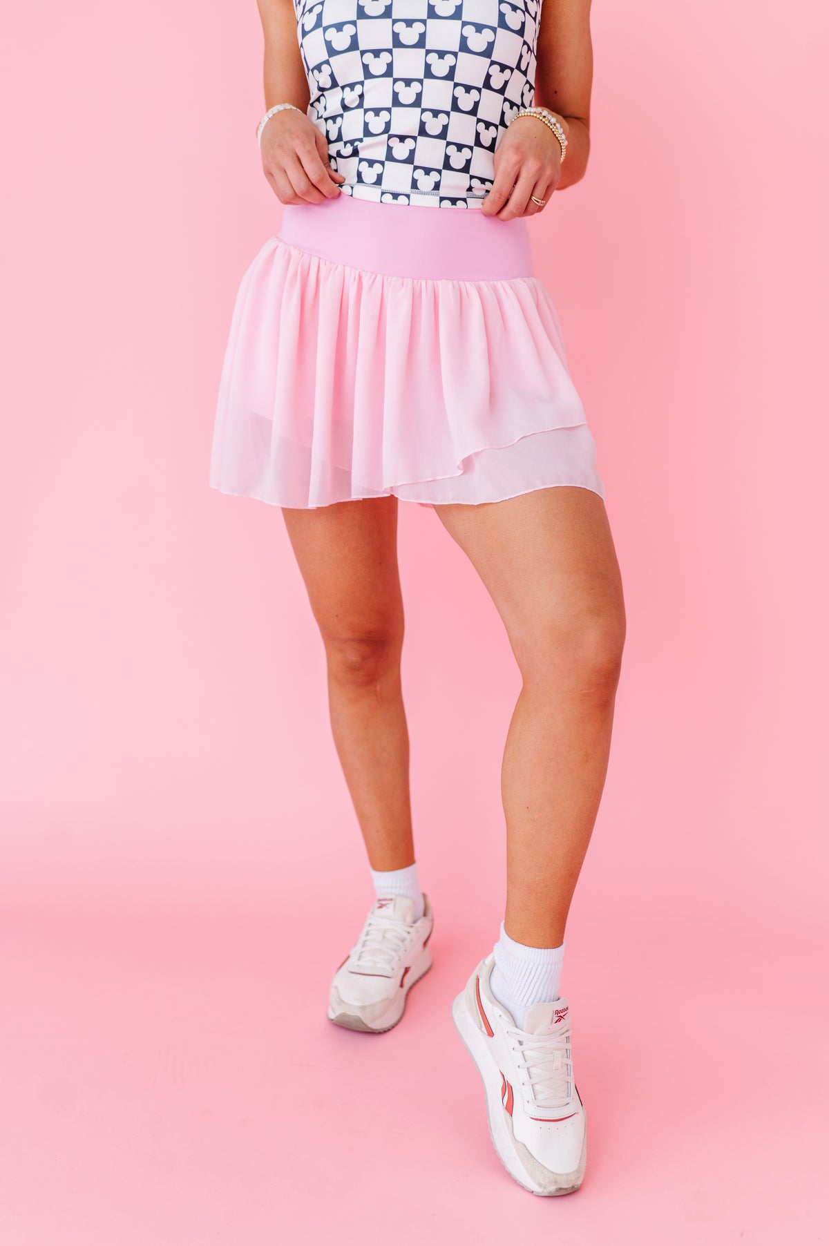 Pretty In Pink Criss-Cross | ADULT SKORT
