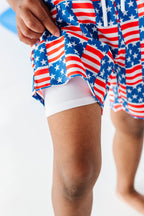Star + Stripe CHECK | BOYS Swim Shorts