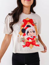Load image into Gallery viewer, Mickey Bow Frame | ADULT Cream *BOTH CROP + FULL LENGTH HERE!*
