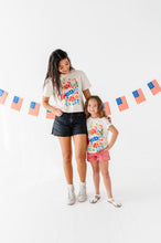 Load image into Gallery viewer, Floral USA | KIDS Cream Tee