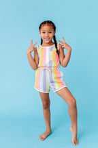 Sherbert Stripes | TERRY TANK ROMPER
