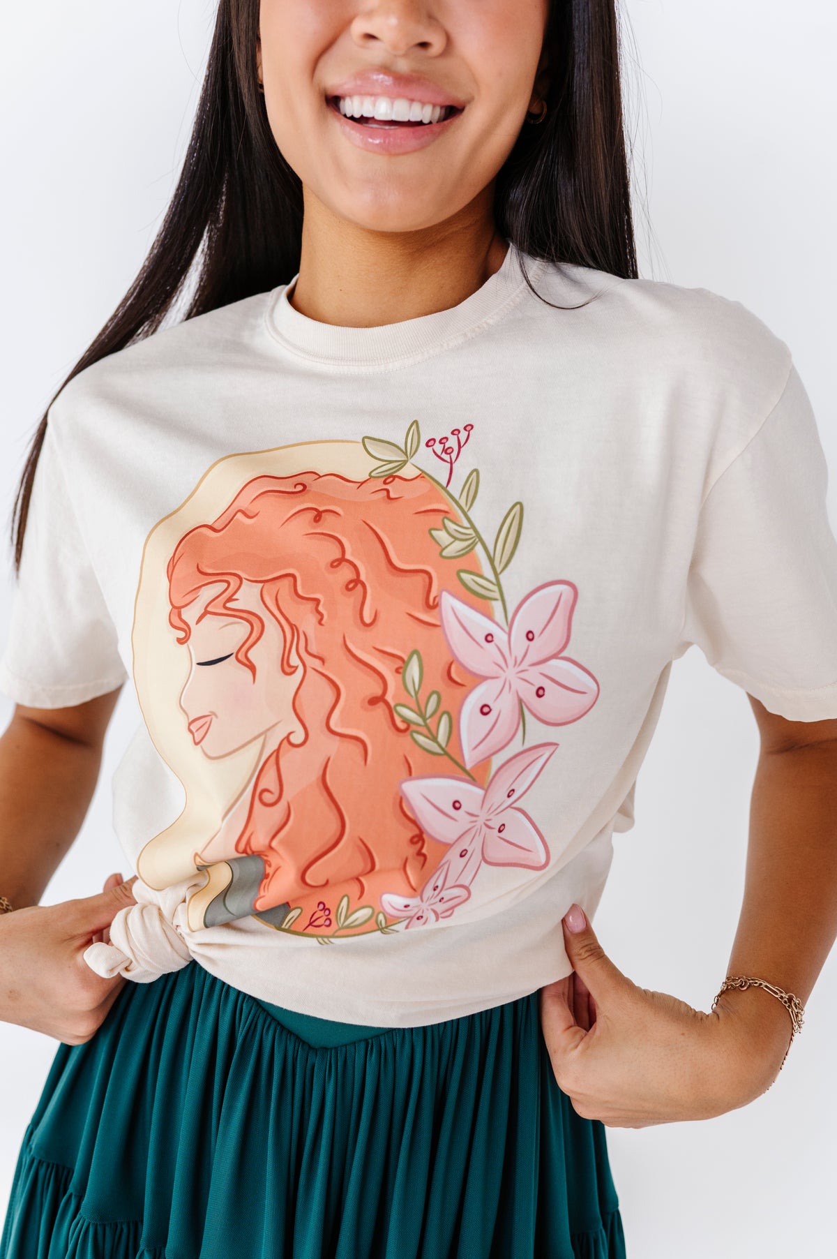 Merida | ADULT tee (CROP + FULL LENGTH HERE)