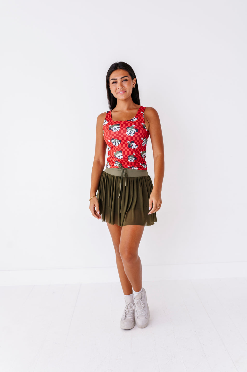Minnie's Holly Check | ADULT Tank