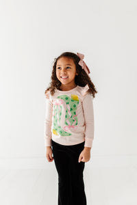 Shamrock Boots | Pink Ruffle Long Sleeve