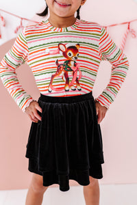Black Velvet | 2-Tiered SKORT