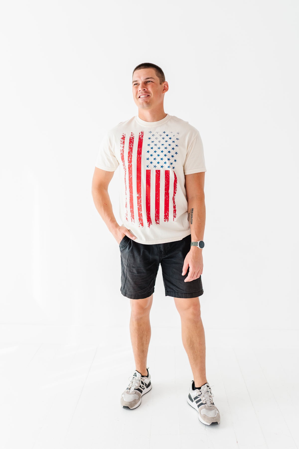 Heritage Flag | ADULT Cream TEE