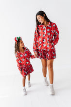 Load image into Gallery viewer, Minnie's Holly Check | KIDS 1/4th ZIP