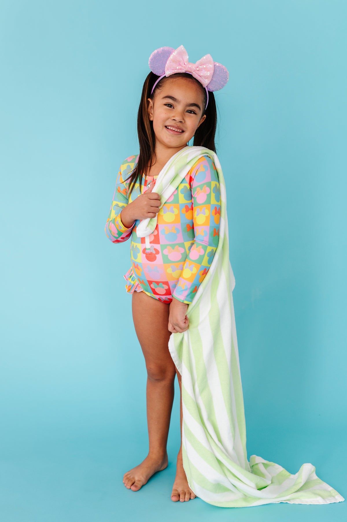 Pop Art Minnie | ONE-PIECE Rashguard Suit