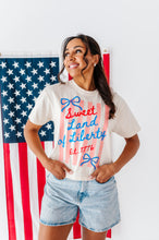 Load image into Gallery viewer, Sweet Land of Liberty | ADULT tees (*CROP + FULL LENGTH HERE)