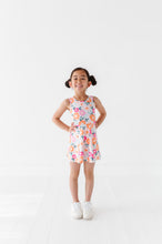 Load image into Gallery viewer, Poppy Floral | Twisty Back Dress (with detached shorts!)