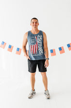 Load image into Gallery viewer, 250 Year Flag | ADULT TANK (navy)