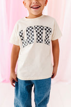 Load image into Gallery viewer, Checkered ‘LOVE’ | Short Sleeve Tee