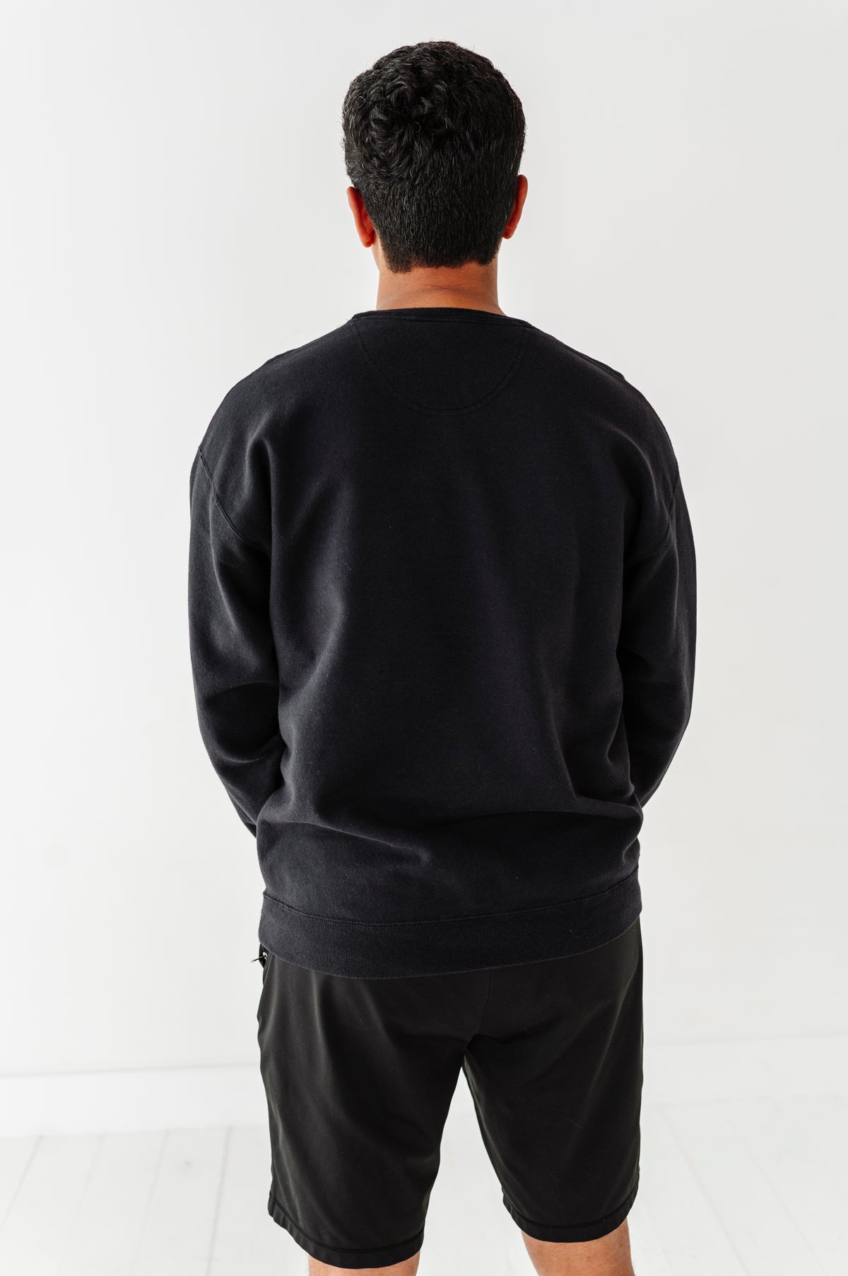 Sweater Print Mickey | BLACK Adult Sweatshirt