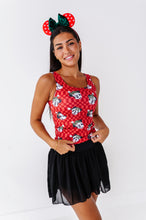 Load image into Gallery viewer, Minnie's Holly Check | ADULT Tank
