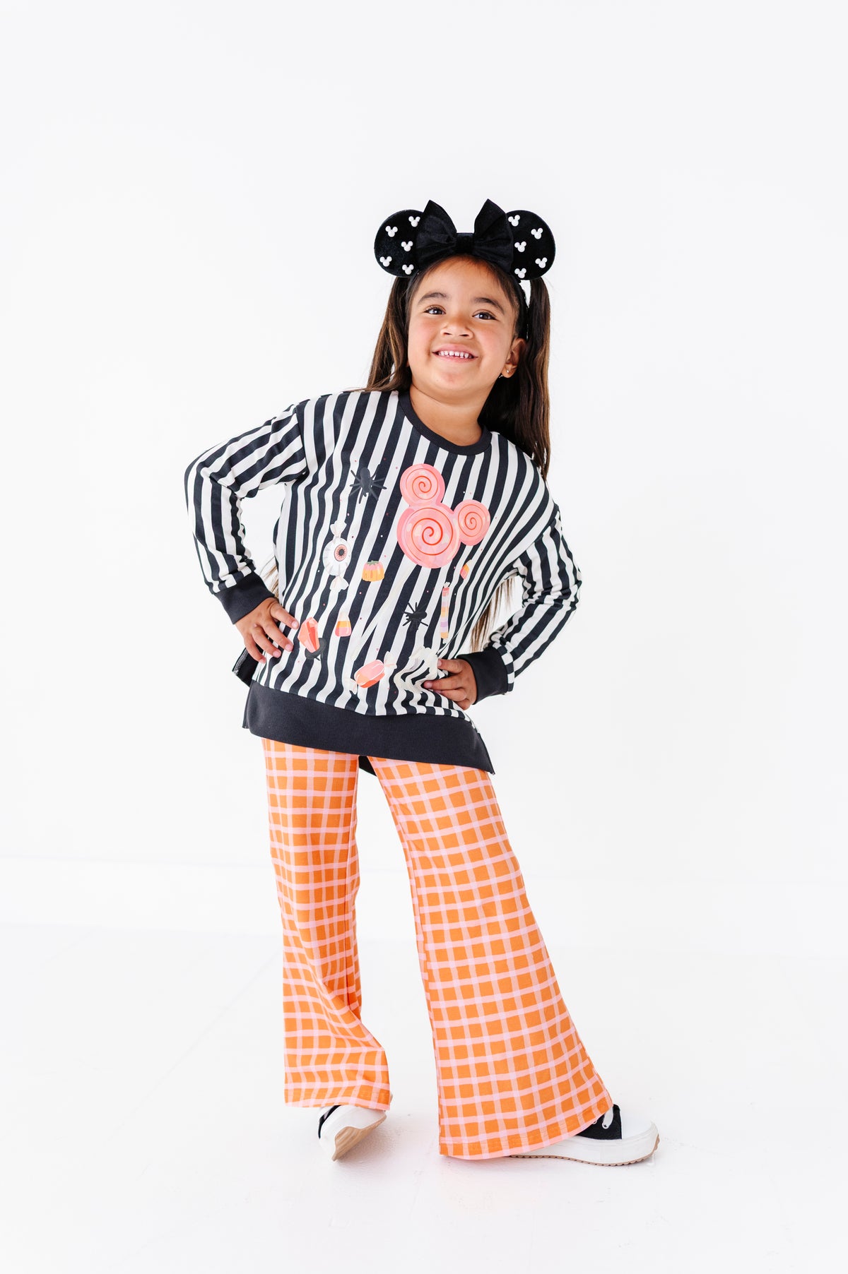 Candy Magic (STRIPE) | SIDE SPLIT SWEATSHIRT