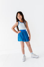 Load image into Gallery viewer, Blue Petite Floral | Retro Tank SET