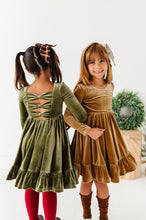 Load image into Gallery viewer, Carmel | Velvet Bow Back Dress
