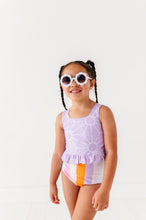 Load image into Gallery viewer, Sunny + Stripes: Ruffle TWO-PIECE Tankini