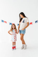Load image into Gallery viewer, Red, White + BOWS | Tennis Dress