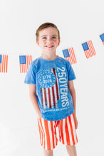 Load image into Gallery viewer, RED Spangled Stripes | BOY SHORTS