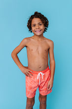 Load image into Gallery viewer, Coral Coastal | BOYS SWIM SHORTS