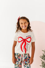 Load image into Gallery viewer, RED BOW (CREAM SHIRT) | Kids Tee