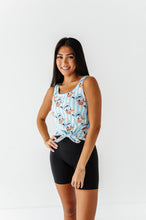 Load image into Gallery viewer, DONALD Stripe (ADULT) | FRONT-TIE TANK