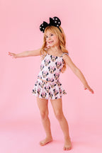 Purple Stripe Minnie | TWO-PIECE Skirted Suit