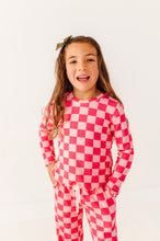 Load image into Gallery viewer, Bubblegum Checkered Charm | RIB SET