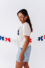 Load image into Gallery viewer, Patchwork USA | ADULT tees (*CROP + FULL LENGTH HERE)