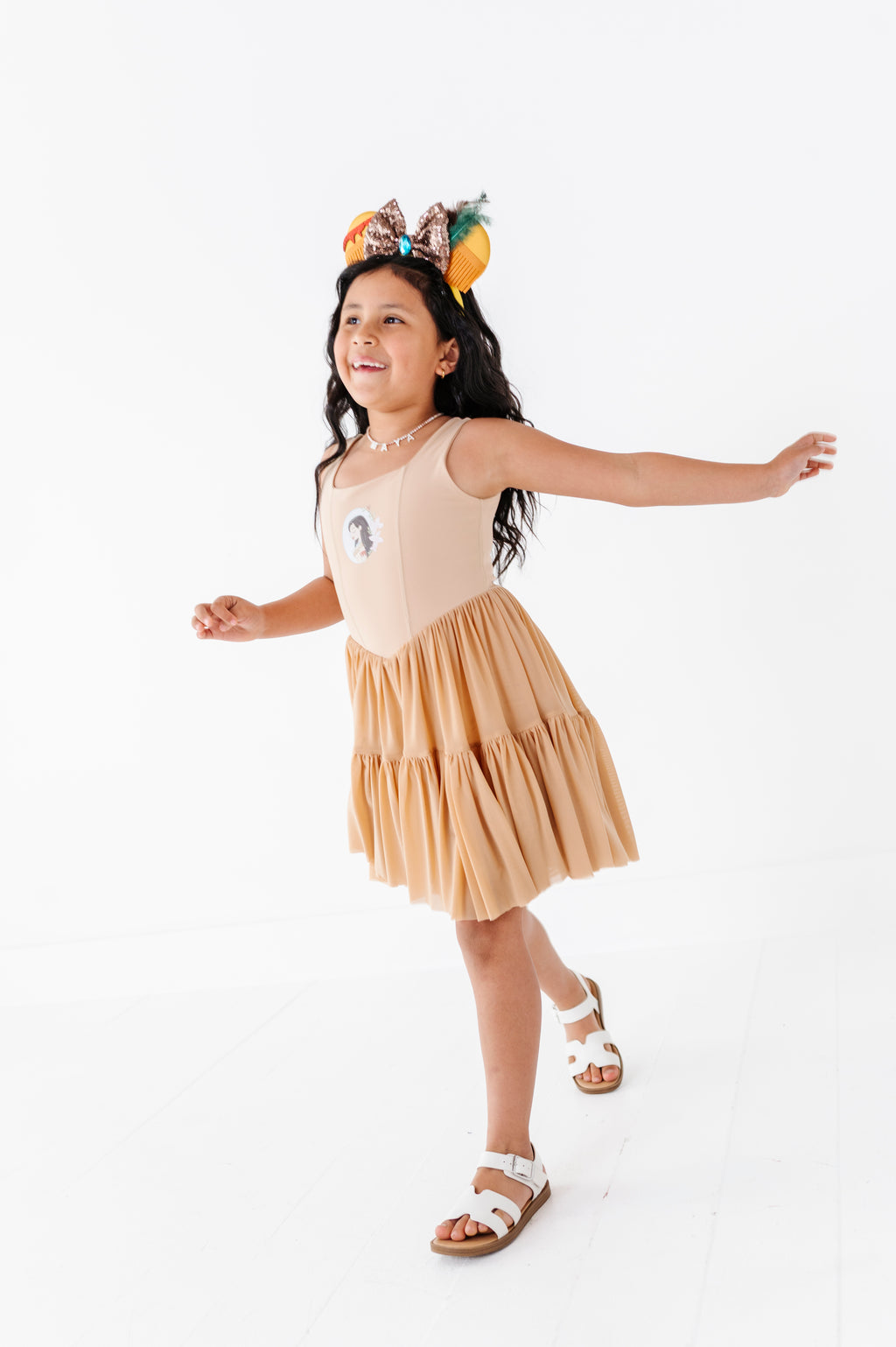Pocahontas (KIDS) | Sand Mesh DRESS