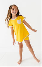 Load image into Gallery viewer, Lemon Drop | Mini Dress + Biker Shorts RIB Set