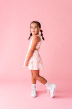 Puppy Picnic | Open Sides Active Dress (with shorts!)