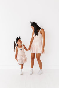 Pumpkin Bow TAN | (ADULT) Mesh DRESS