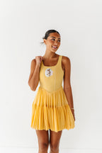 Belle (ADULT) | Buttercrem Mesh DRESS