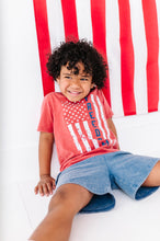 Load image into Gallery viewer, Freedom Flag | Red BOYS Tee