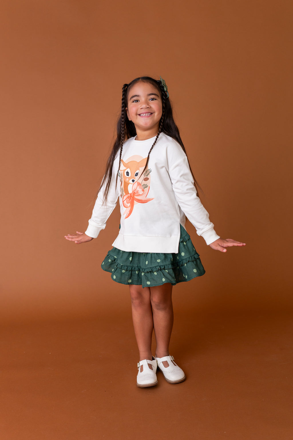 Darling Deer | Side Split Sweatshirt