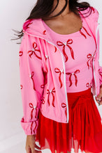 Load image into Gallery viewer, Pink Park Bows | ADULT Cropped Hoodie