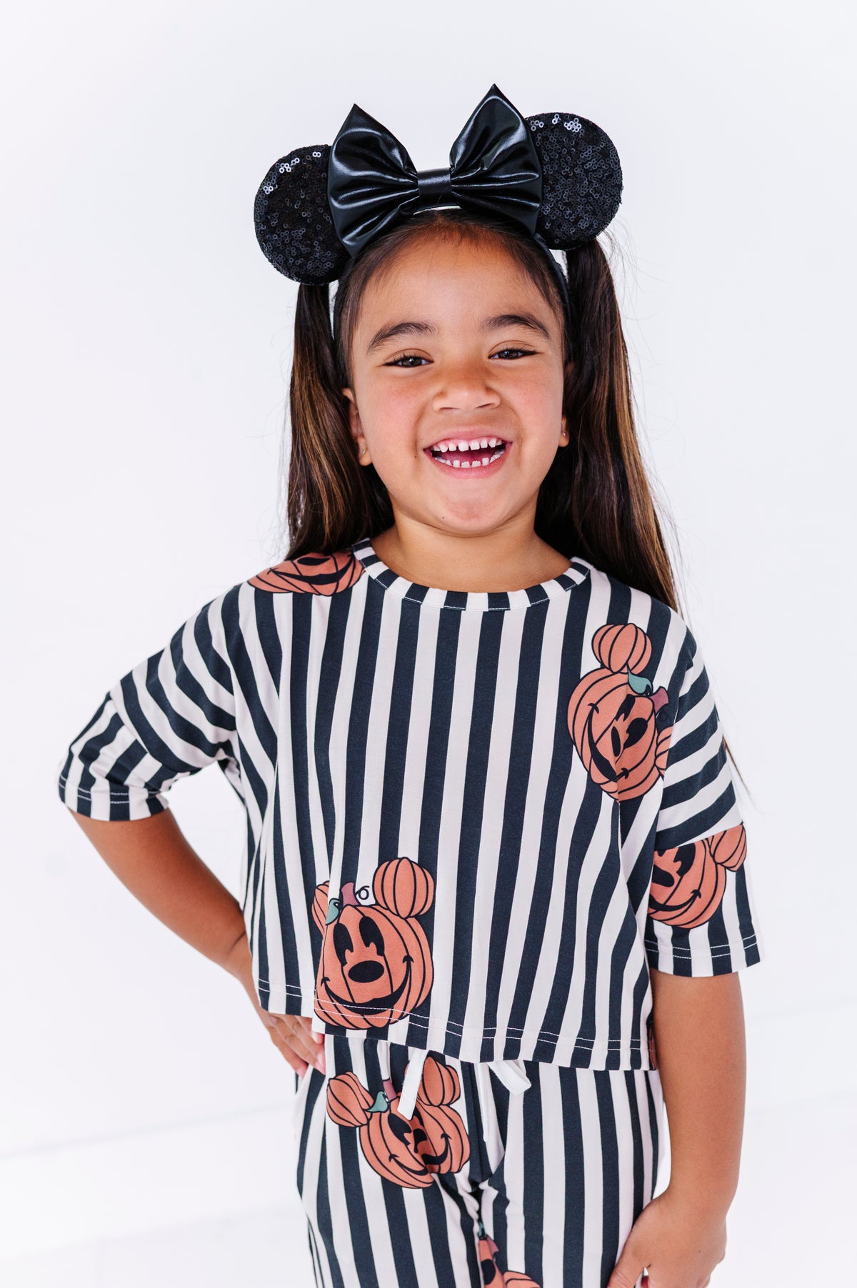 Striped Mickey Pumpkin | BAMBOO PANT SET
