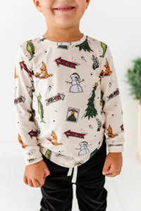 Retro Grinch | Bamboo Long Sleeve Shirt