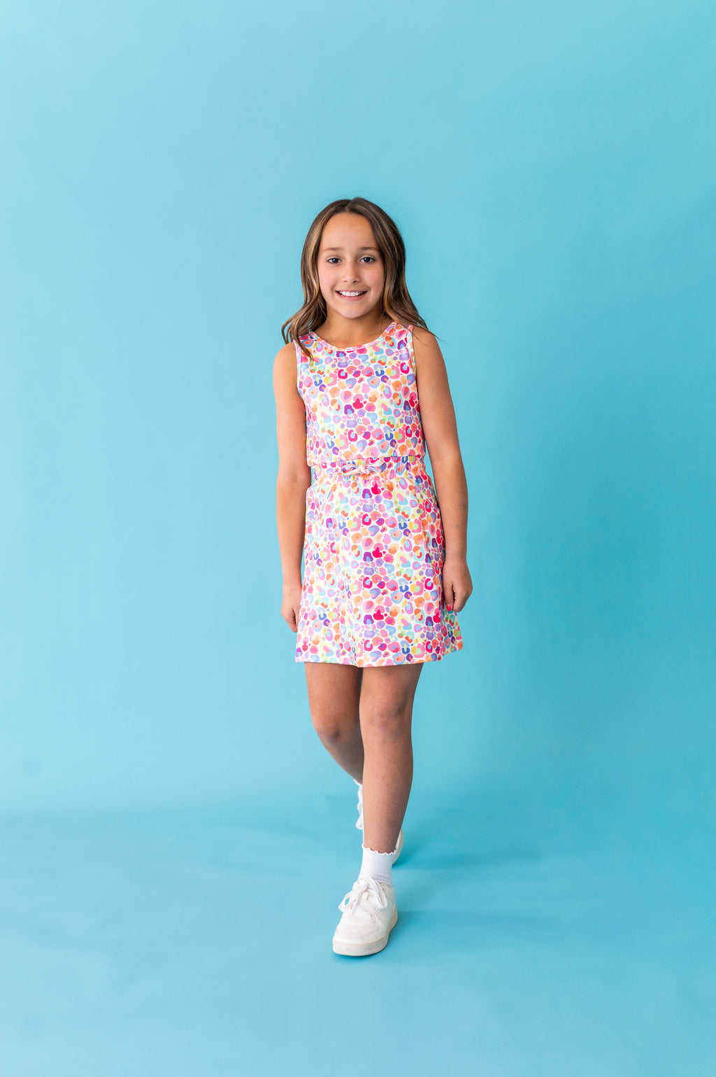 Sugarwave Leopard | Tennis Dress (with shorts!)