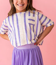 Load image into Gallery viewer, Wild Grape Stripe | Boxy Crop