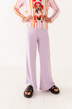 Load image into Gallery viewer, Lavender Luxe | RIB WIDE-LEG PANTS