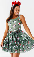 Load image into Gallery viewer, Mickey's Evergreen Check | ADULT Mesh Dress