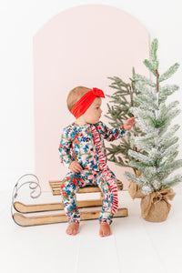 Holly Floral | ZIP ROMPER
