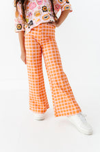 Load image into Gallery viewer, Peach Patch Plaid | Wide-Leg Pants
