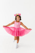 Aurora (KIDS) | Fuchia Mesh DRESS